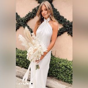 Show me your mumu white maxi dress